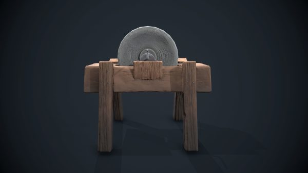 Medieval grindstone