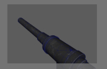 Medieval HandCannon Long handle Version 3D Model Lowpoly