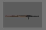Medieval HandCannon Long handle Version 3D Model Lowpoly