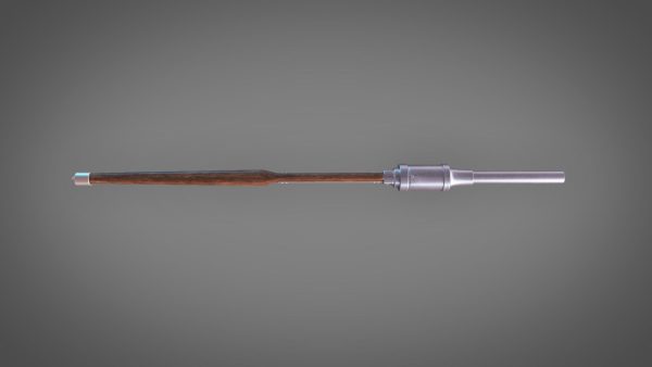 Medieval HandCannon Long handle Version 3D Model Lowpoly