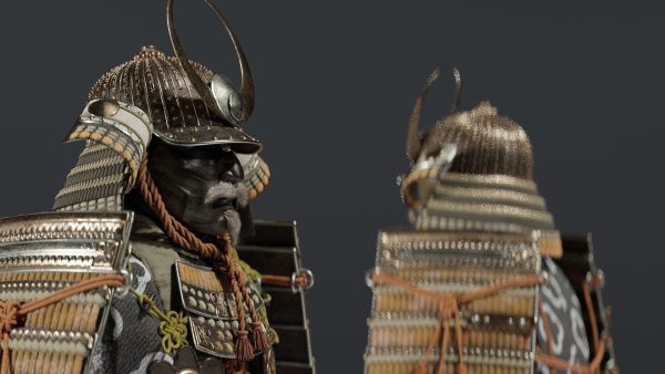 MEDIEVAL Japanese Samurai Rigged