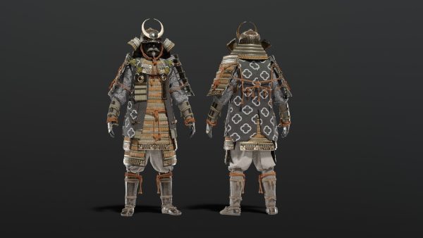 MEDIEVAL Japanese Samurai Rigged