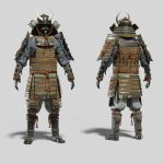 MEDIEVAL Japanese Samurai Rigged