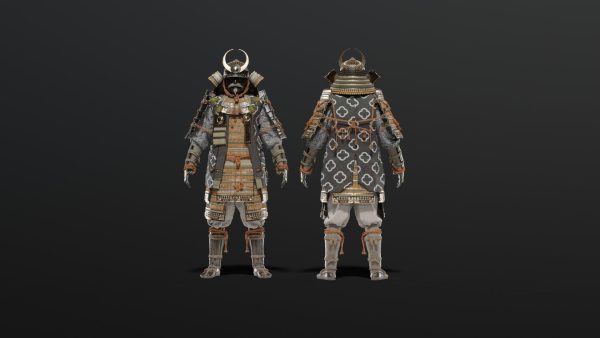 MEDIEVAL Japanese Samurai Rigged