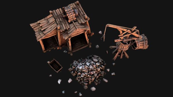 Medieval Mine Quarry Industrial Pack