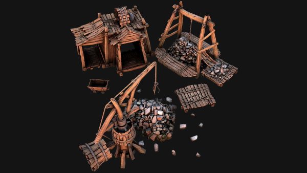 Medieval Mine Quarry Industrial Pack