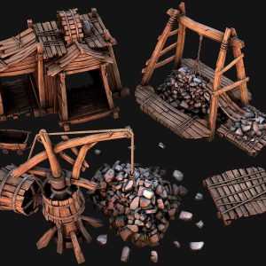 Medieval Mine Quarry Industrial Pack