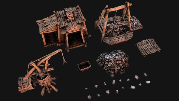 Medieval Mine Quarry Industrial Pack