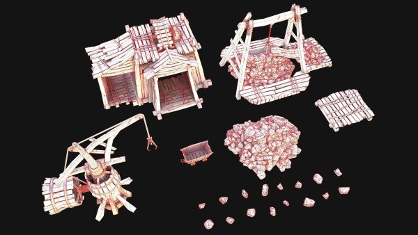Medieval Mine Quarry Industrial Pack