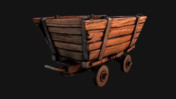 Medieval Mine Steampunk and Mining Cart