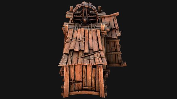 Medieval Mine Steampunk and Mining Cart