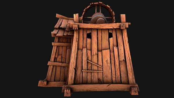 Medieval Mine Steampunk and Mining Cart