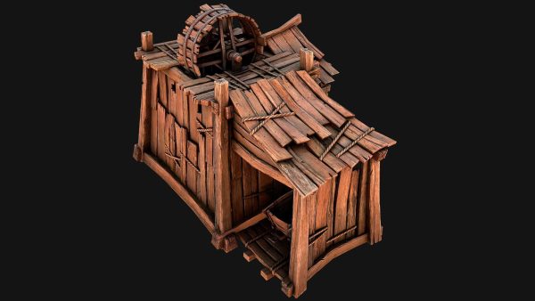 Medieval Mine Steampunk and Mining Cart