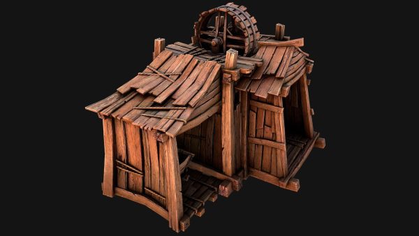 Medieval Mine Steampunk and Mining Cart