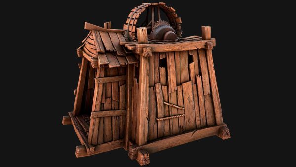 Medieval Mine Steampunk and Mining Cart