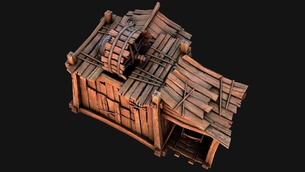 Medieval Mine Steampunk and Mining Cart