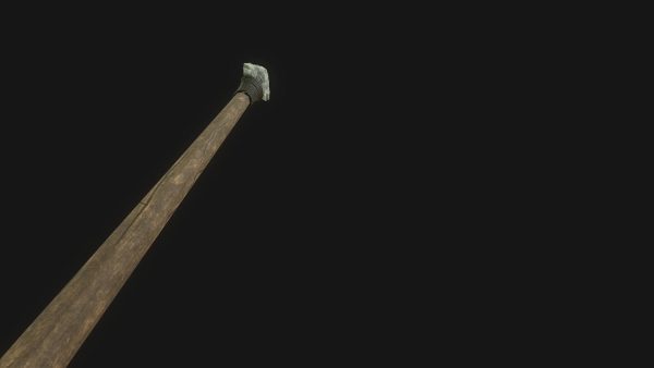 Medieval Spear PBR  with LODs
