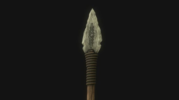 Medieval Spear PBR  with LODs