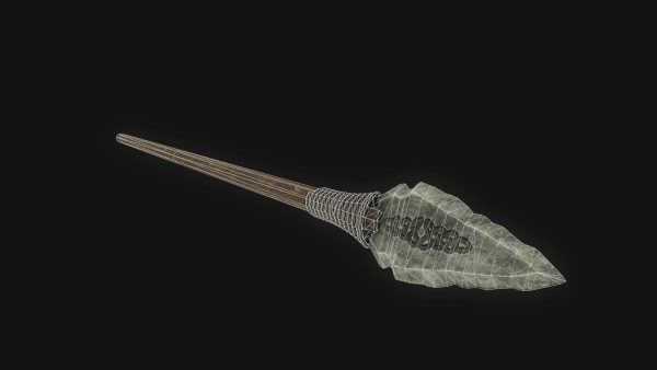 Medieval Spear PBR  with LODs