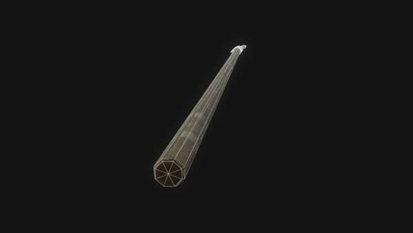 Medieval Spear PBR  with LODs