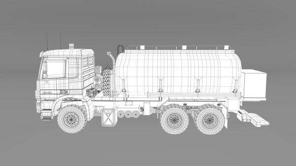 Mercedes ACTROS 4040-A 6x6 Fuel tank