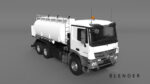 Mercedes ACTROS 4040-A 6x6 Fuel tank