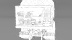 Mercedes ACTROS 4040-A 6x6 Fuel tank