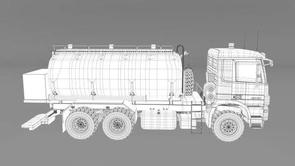 Mercedes ACTROS 4040-A 6x6 Fuel tank