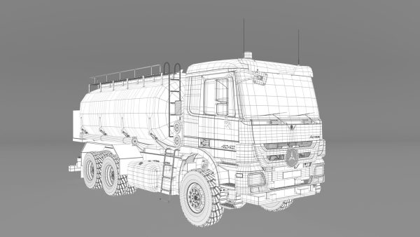 Mercedes ACTROS 4040-A 6x6 Fuel tank