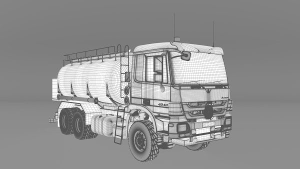 Mercedes ACTROS 4040-A 6x6 Fuel tank