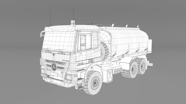 Mercedes ACTROS 4040-A 6x6 Fuel tank