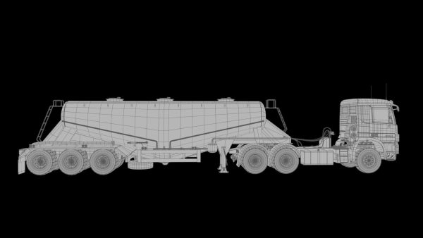 Mercedesbenzactros3354 Bulk Cement Trailer
