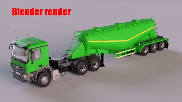 Mercedesbenzactros3354 Bulk Cement Trailer