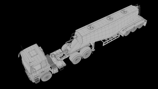 Mercedesbenzactros3354 Bulk Cement Trailer