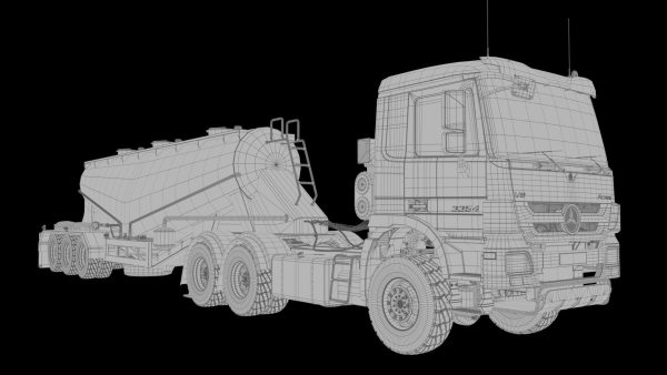 Mercedesbenzactros3354 Bulk Cement Trailer