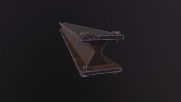 Metal beam Factory 3D Model