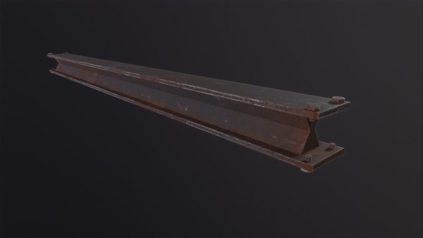 Metal beam Factory 3D Model