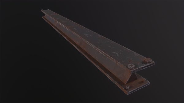 Metal beam Factory 3D Model