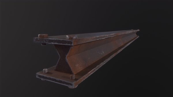 Metal beam Factory 3D Model