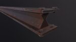 Metal beam Factory 3D Model