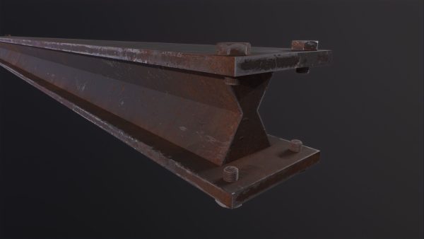 Metal beam Factory 3D Model