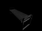 metal bench