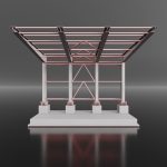 Metal Bus stop
