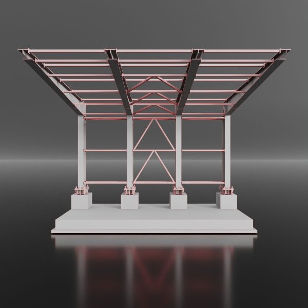 Metal Bus stop