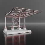Metal Bus stop