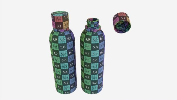 Metal Drink Bottle Mockup