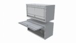 Metal Garage Wall Storage Shelves with Lock