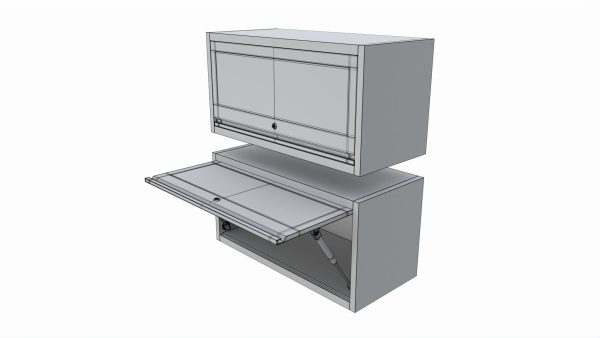 Metal Garage Wall Storage Shelves with Lock