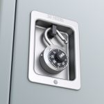 Metal Locker With Padlock