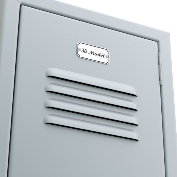 Metal Locker With Padlock